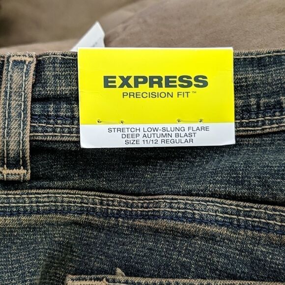 EXPRESS Precision Fit low Slung Flare Sz 11/12 NWT - Picture 7 of 10